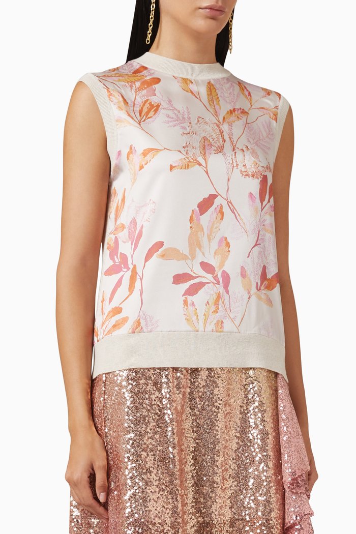 

Ilayda Vest Top in Knit, Neutral