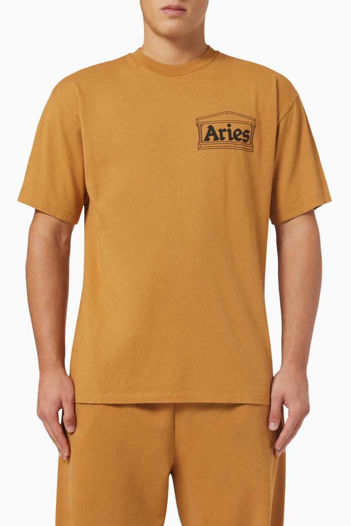 

Logo Print T-shirt in Jersey, Neutral