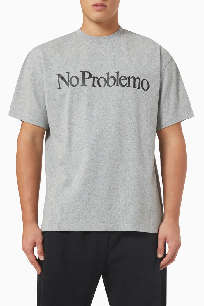 

No Problemo T-shirt in Jersey, Grey