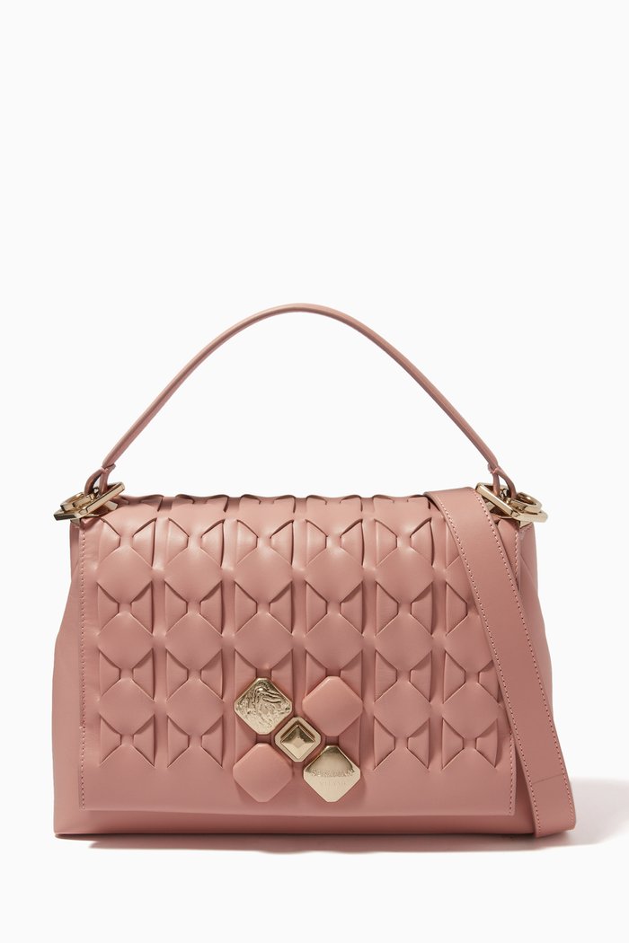 

1928 Bag in Mosaico Leather, Pink