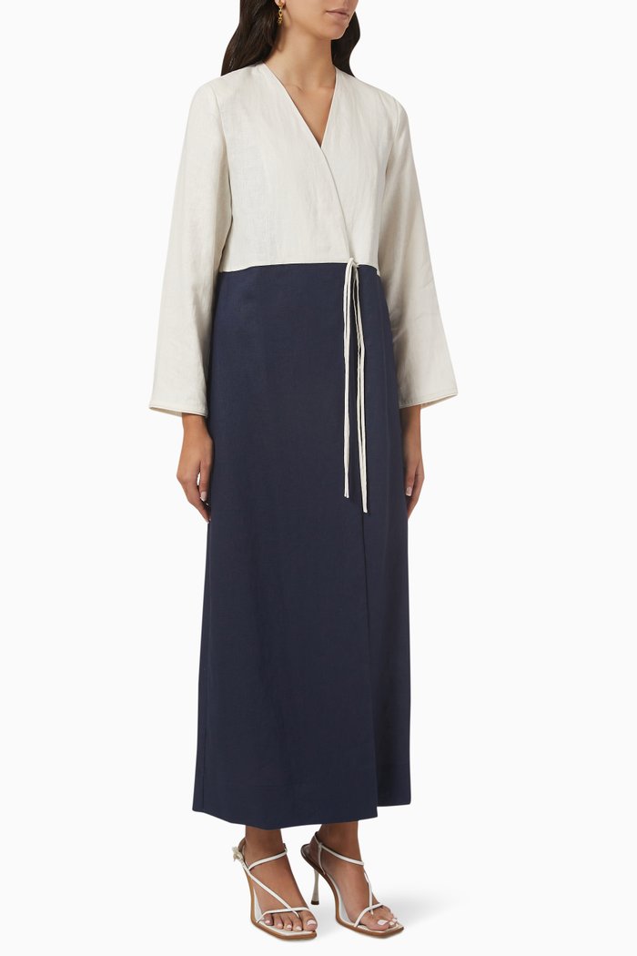 Two Tone Abaya, Multicolour