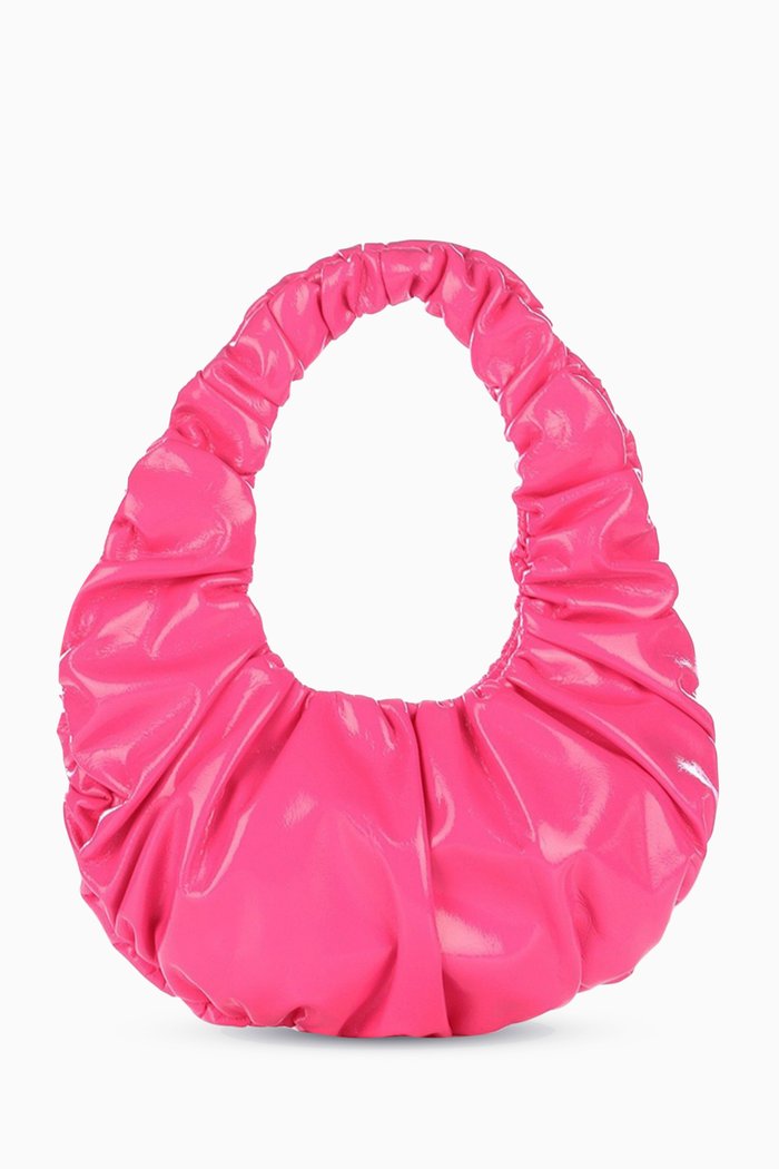 

Anja Mini Baguette Bag in Vegan Leather, Pink