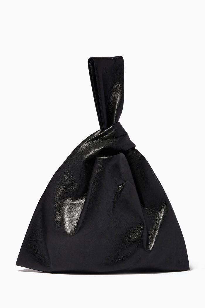 

Jen Large Clutch Bag in Okobor™, Black
