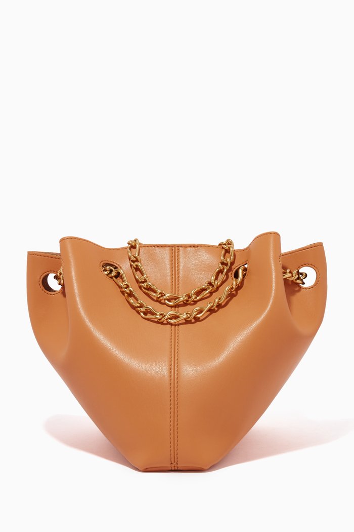 

The Gather Bucket Bag in Vegan Leather, Neutral