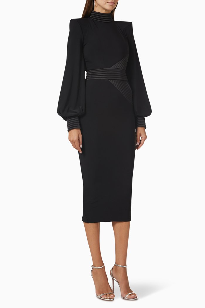 

The Cry Dress in Stretch Jersey, Black