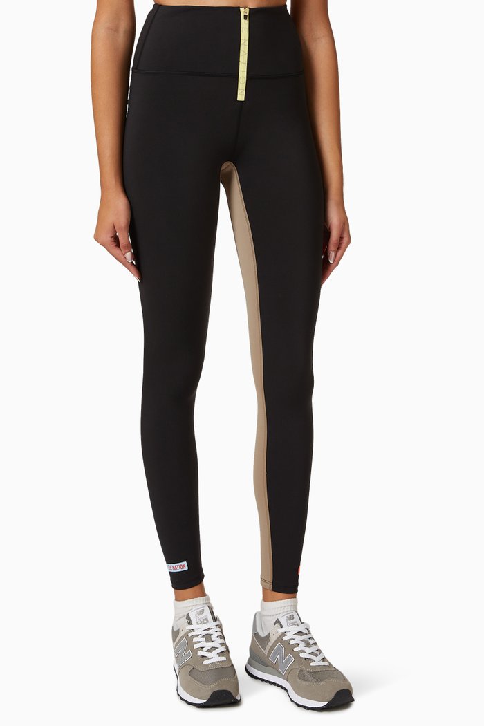 

Diver High-waist Leggings, Black