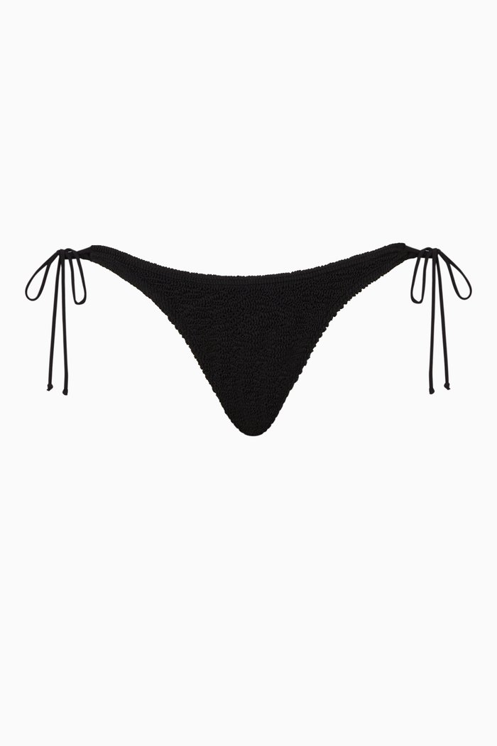 

Serenity Eco Bikini Bottoms in Regenerated Nylon, Black