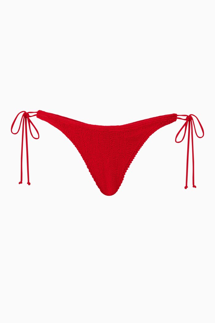 

Serenity Eco Bikini Bottoms in Regenerated Nylon, Red