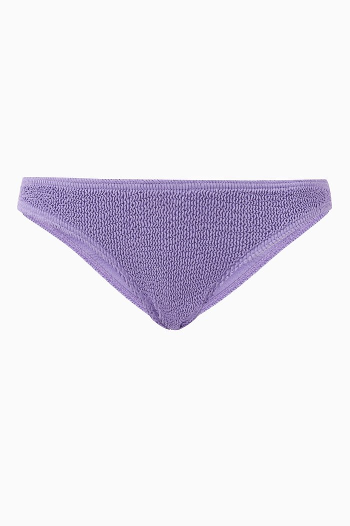 

Sign Eco Bikini Bottoms in Regenerated Nylon, Purple