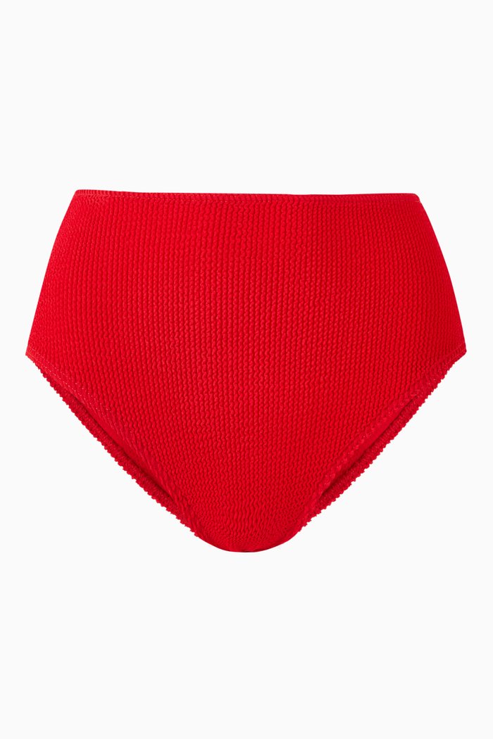 

Palmer Eco Bikini Bottoms in Regenerated Nylon, Red