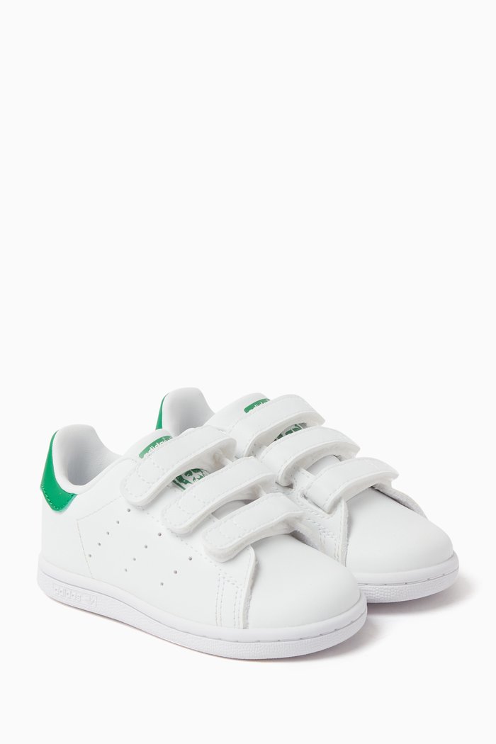

Junior Stan Smith Shoes in Faux Leather, White