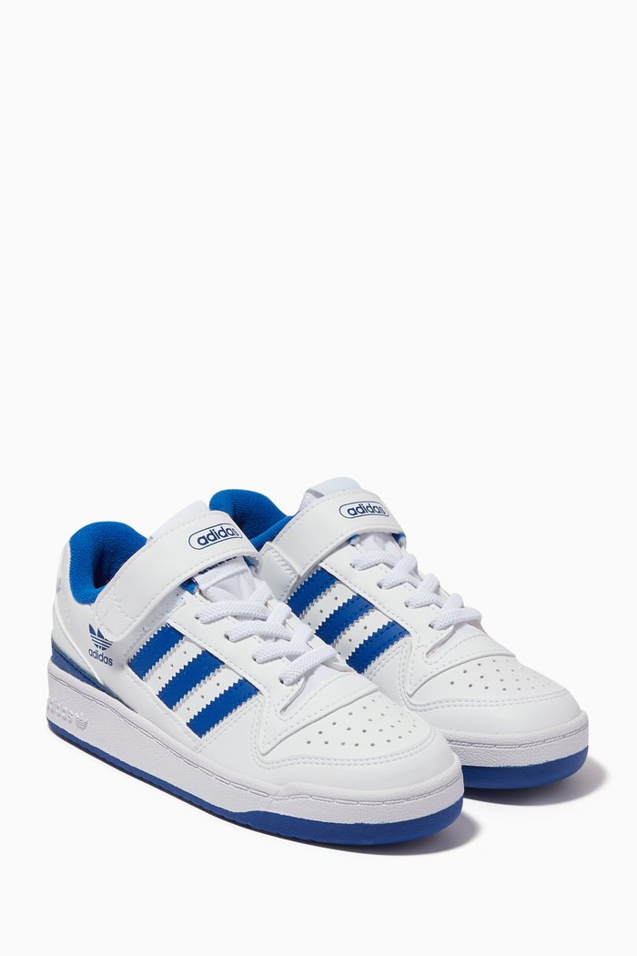 Forum Low Shoes in Faux Leather, Blue