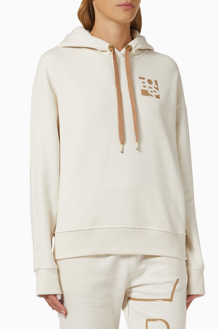 

Ecaisy Hoodie in Cotton, White