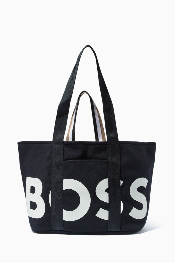 

Deva Logo-print Tote Bag in Canvas, Blue