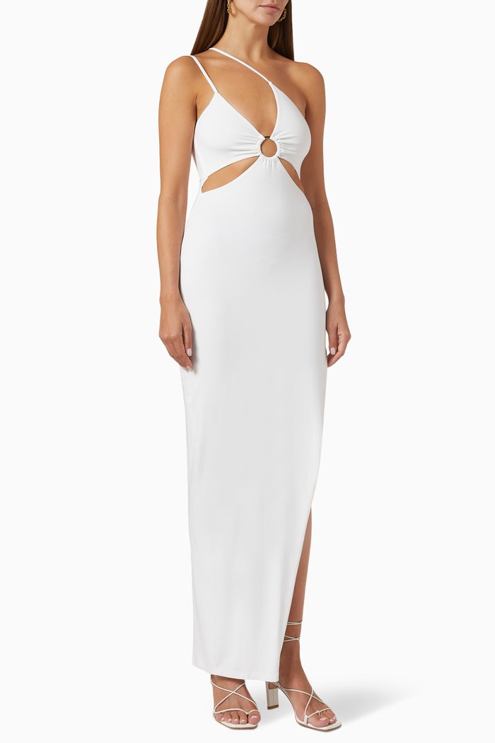 

Solstice Cut-out Maxi Dress, White