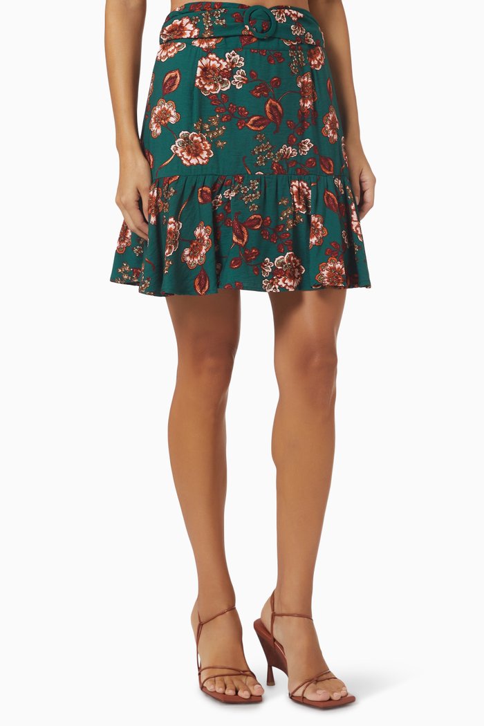 Olivia Mini Skirt, Green