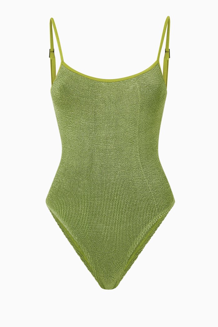 Low Palace One-piece Swimsuit, Green