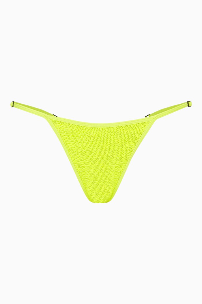 

Larisa Eco Bikini Bottoms in Regenerated Nylon, Yellow