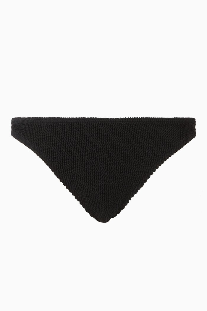 

Sinner Eco Bikini Bottoms in Regenerated Nylon, Black