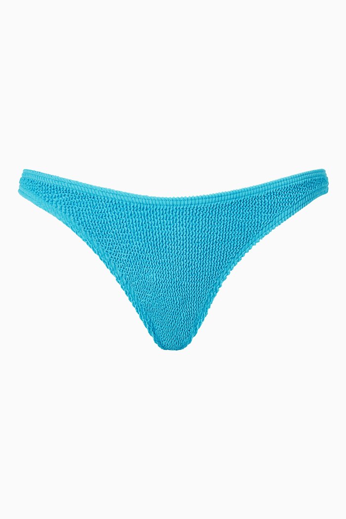 

Sinner Eco Bikini Bottoms in Regenerated Nylon, Blue