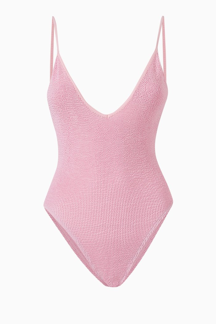 

Elena One-piece Swimsuit in Eco Nylon, Pink