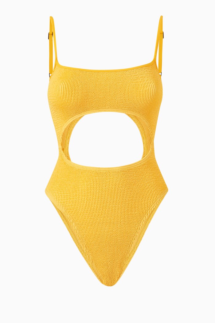 

Mishy One-piece Eco Swimsuit in Regenerated Nylon, Yellow