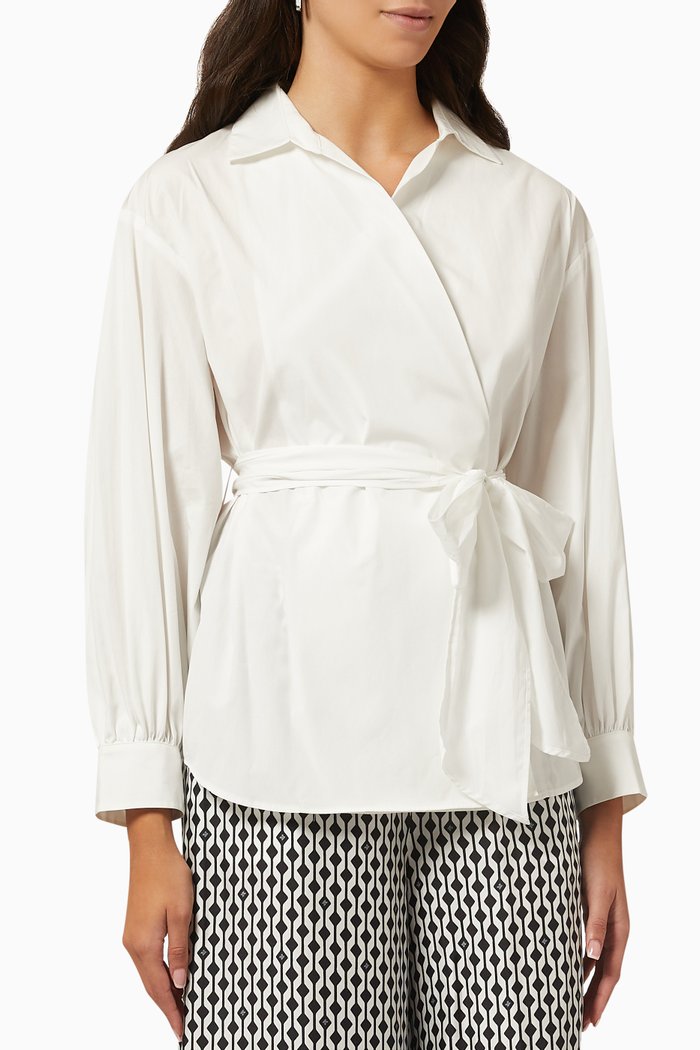 

Nazario Shirt in Cotton, White