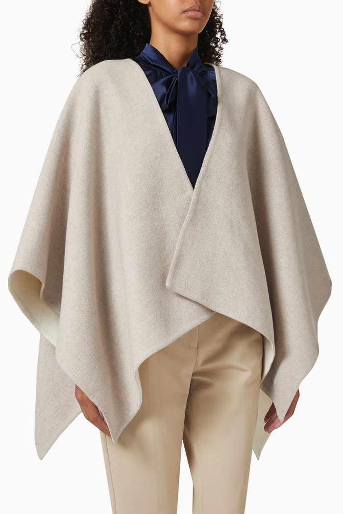 

Serra Cape in Alpaca & Wool, Neutral