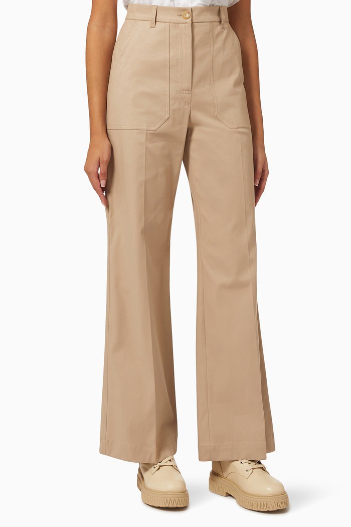 

Pace Pants in Cotton, Brown