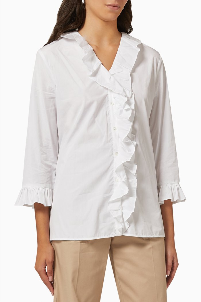 

Zanora Blouse in Cotton, White