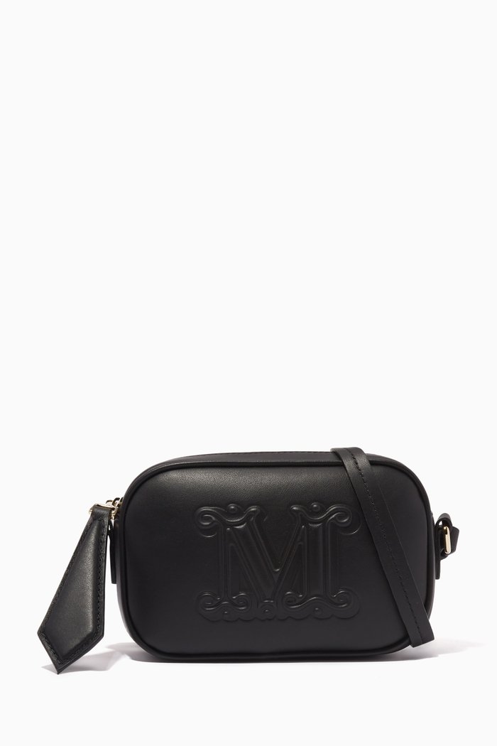 

Elsa Handbag in Calfskin Leather, Black