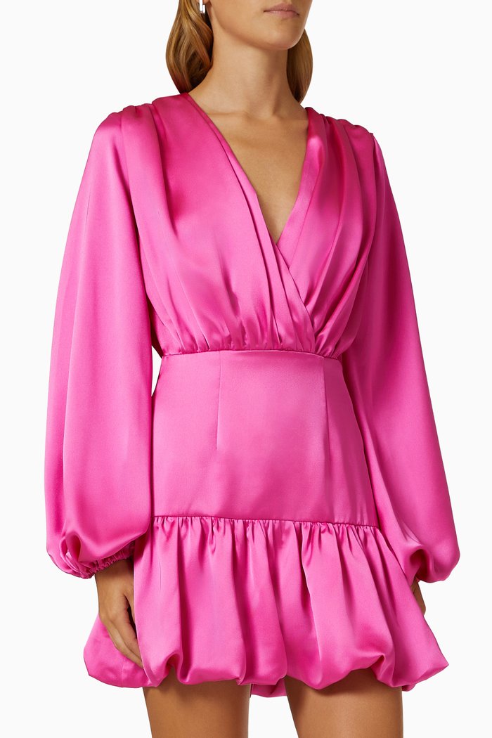 

Mini Dress in Satin, Pink