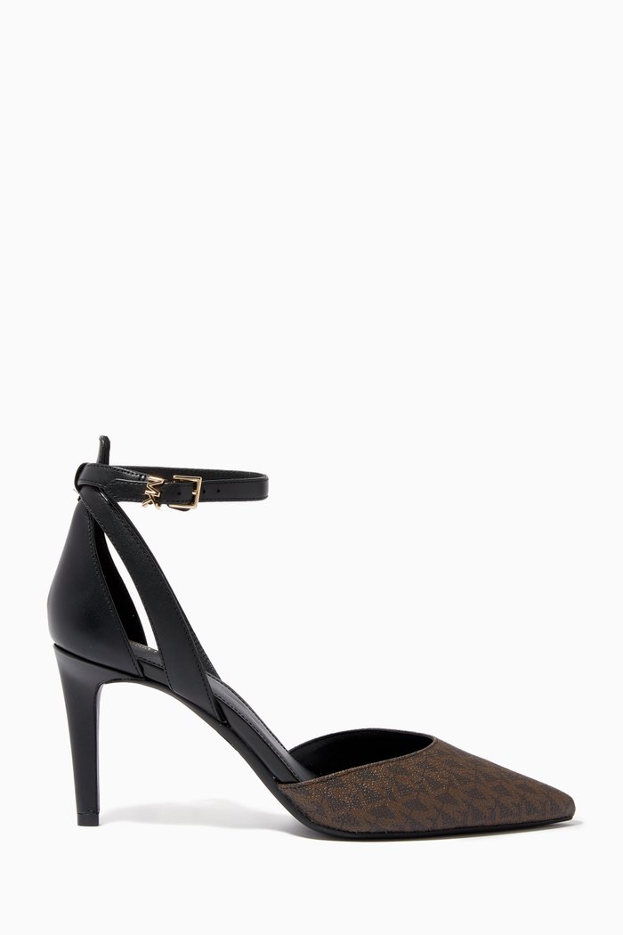

Mirabel Flex Pumps in Logo Canvas & Leather, Multicolour