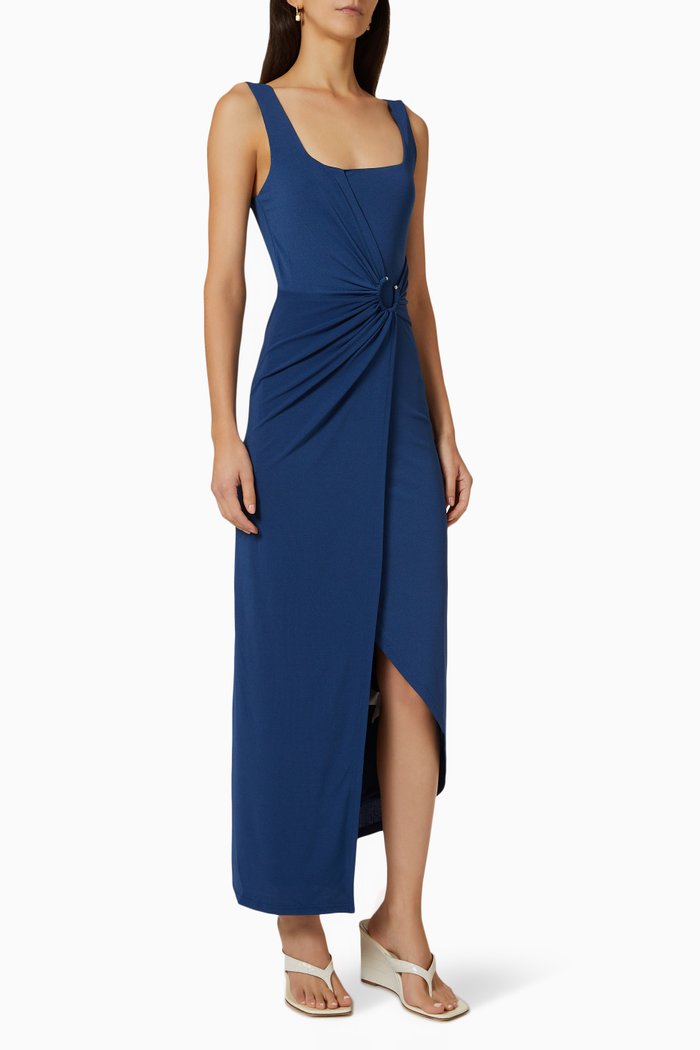 

Audrey Maxi Dress in Jersey, Blue