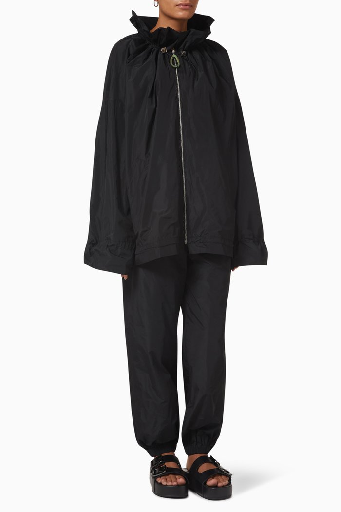 

Costume Sportive Set in Recycled Technical Fabric, Black