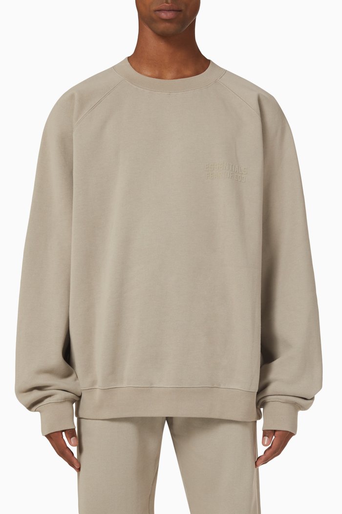 

Essentials Sweatshirt in Fleece, Grey