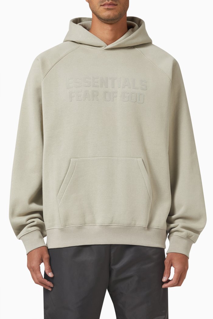 

Hoodie in Heavyweight Fleece, Grey