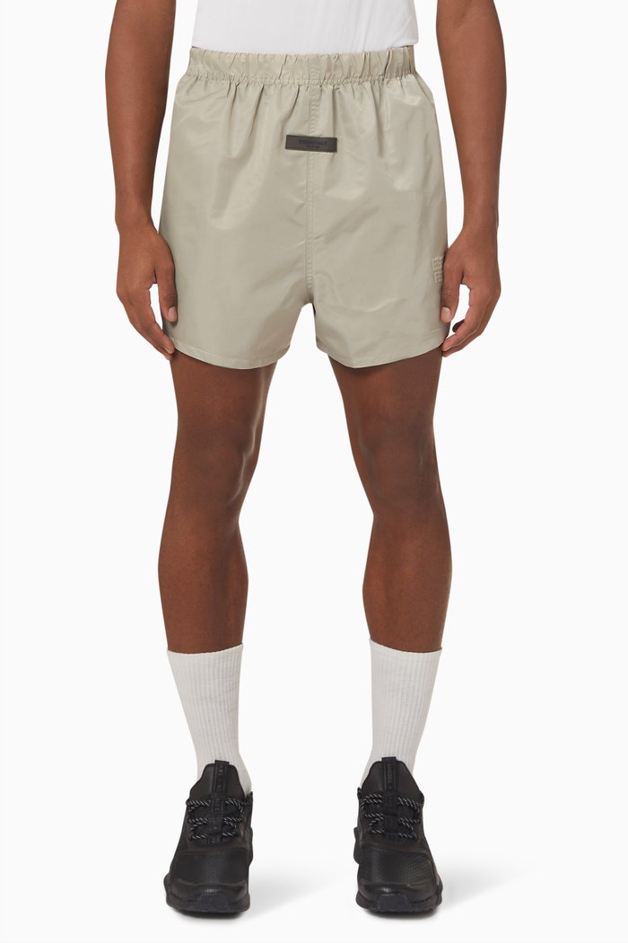 

Essentials Running Shorts in Taslan Nylon, Grey