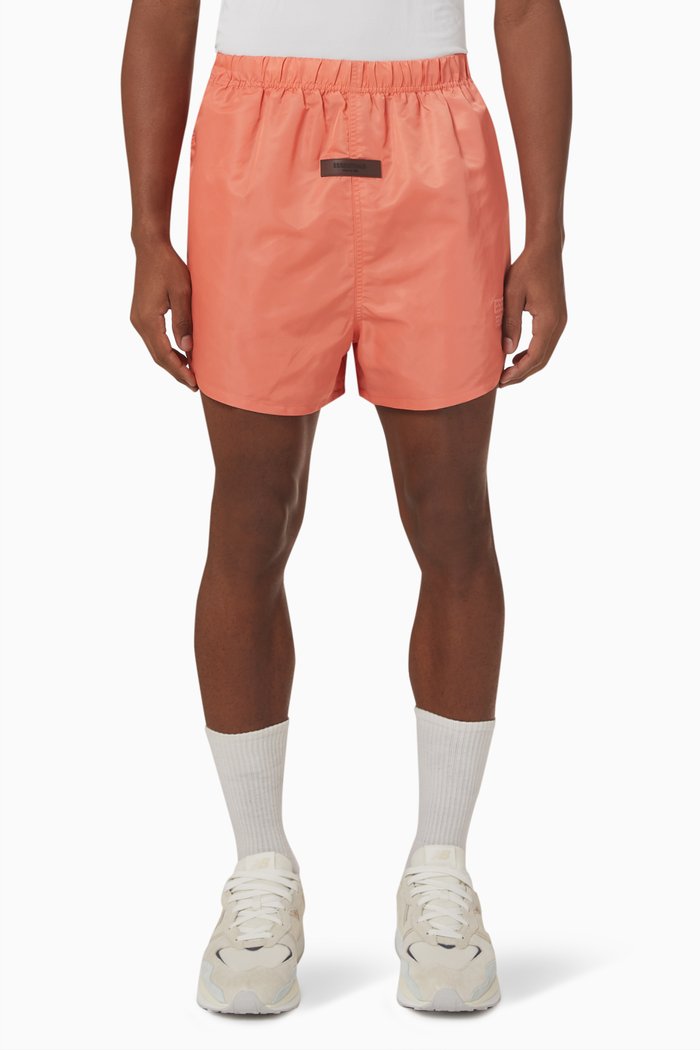 

Essentials Running Shorts in Taslan Nylon, Orange