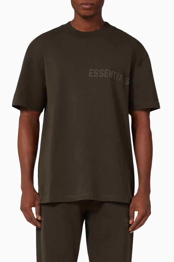 

Short-sleeve Logo T-shirt in Cotton-jersey, Black