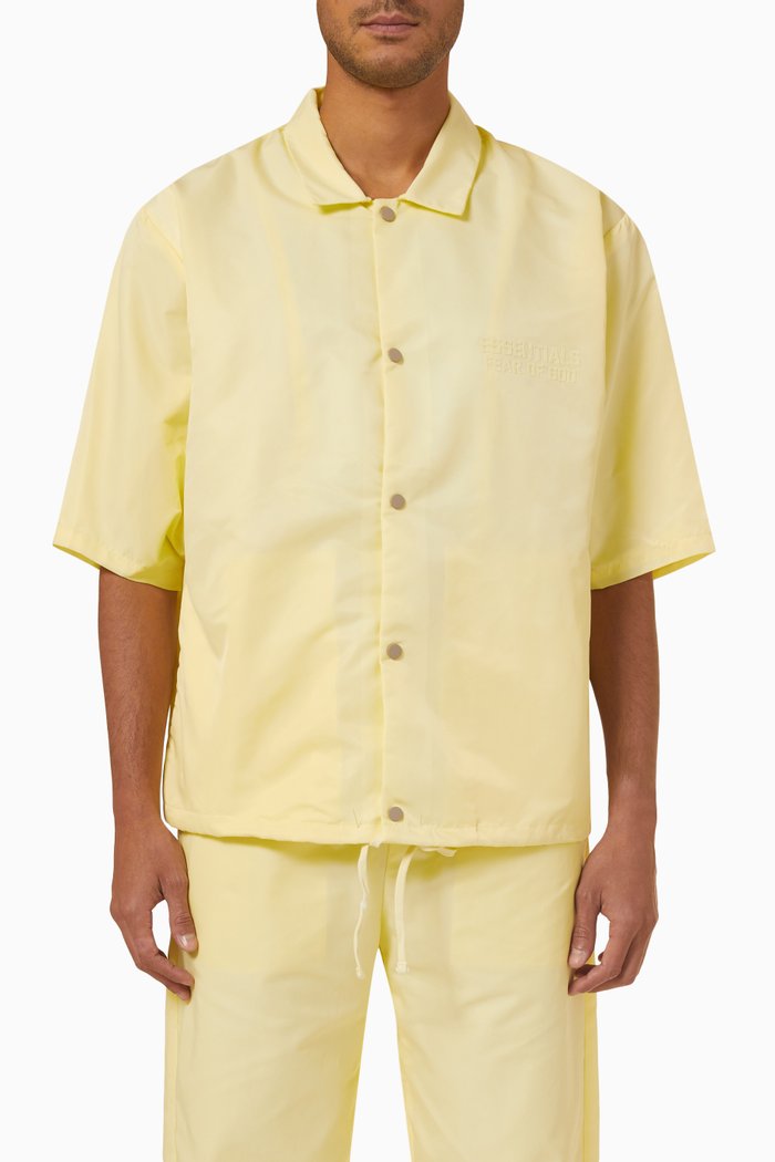 

Logo Shirt in Nylon, Yellow
