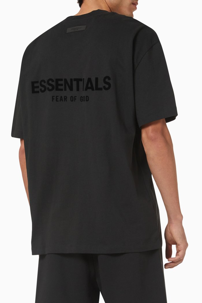 

Essentials Logo T-shirt in Cotton, Black