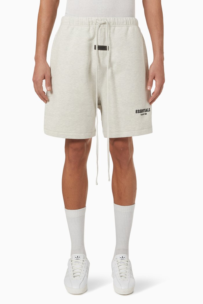 

Essentials Logo Sweatshorts in Cotton-blend, Grey