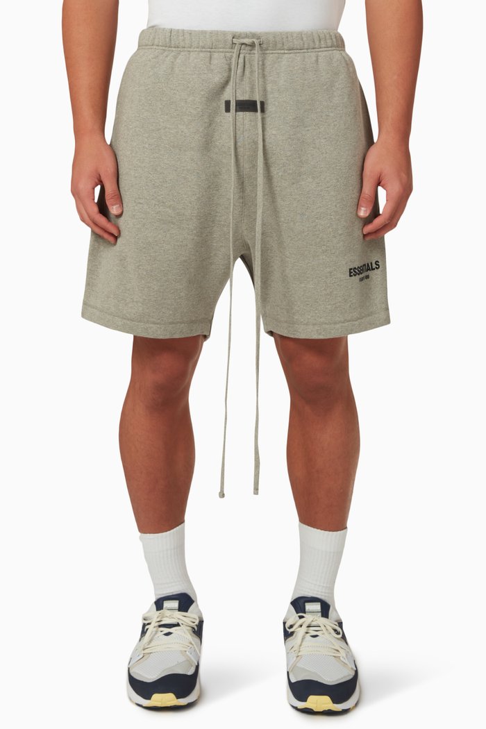 

Essentials Logo Sweatshorts in Cotton-blend, Grey