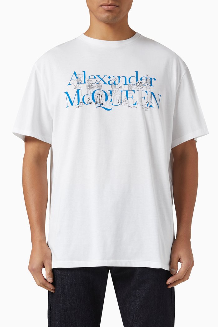 Skeleton Band T-shirt in Cotton Jersey, Multicolour