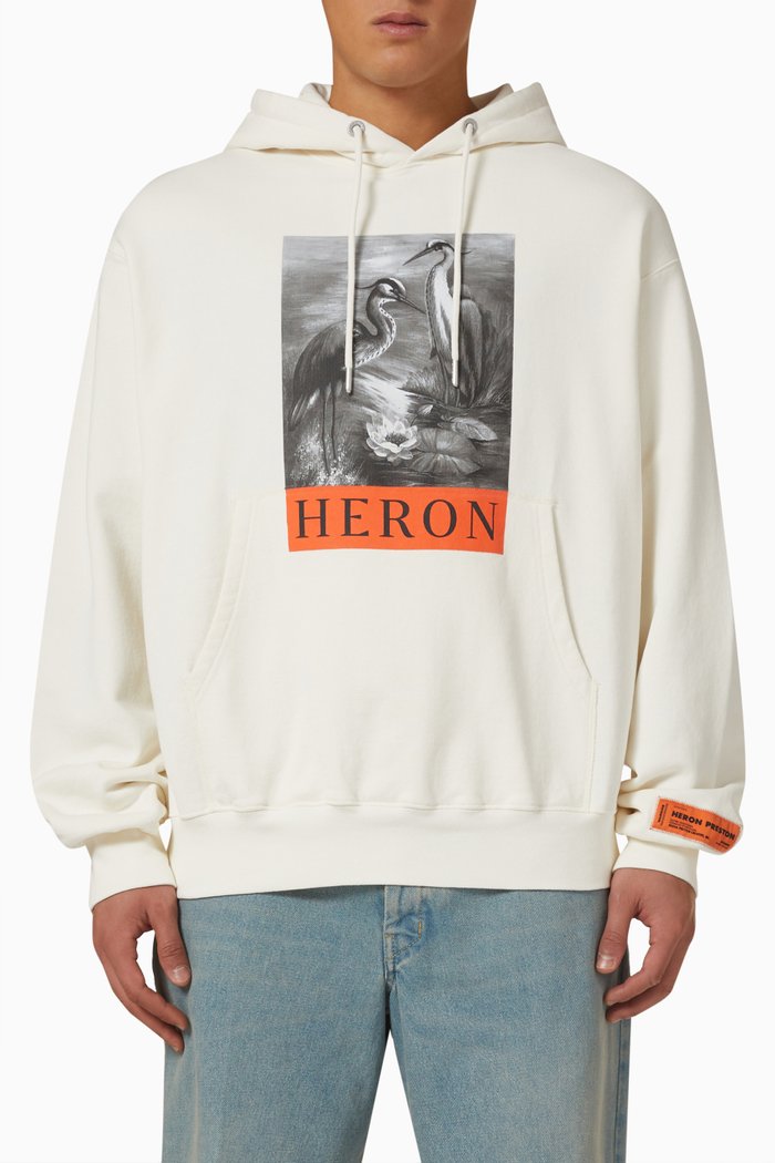 

Hoodie in Cotton, White