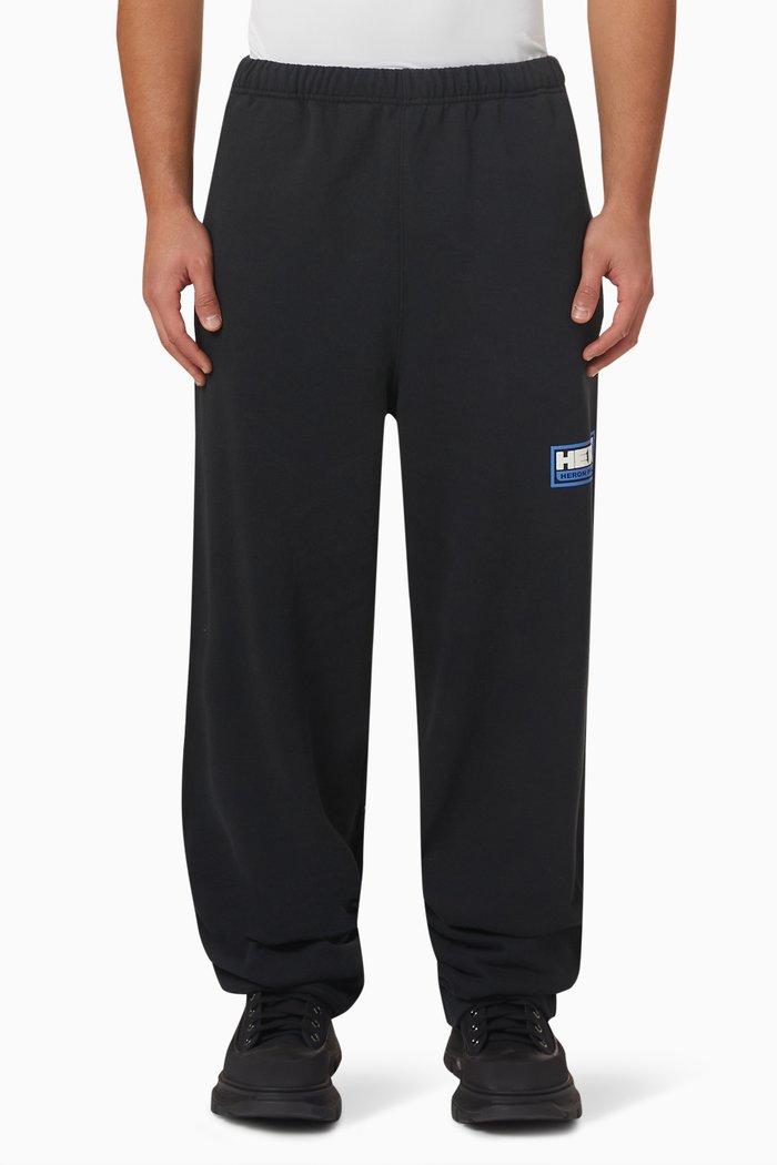 

Real Estate Sweatpants in Organic Cotton, Black