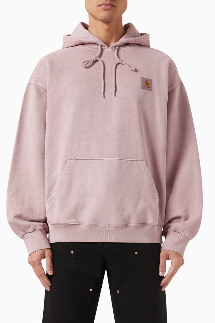 

Hoodie in Cotton, Pink
