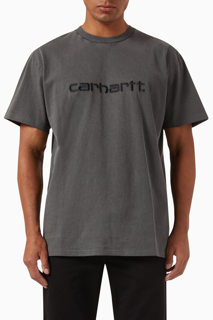 Duster T-shirt in Cotton, Black