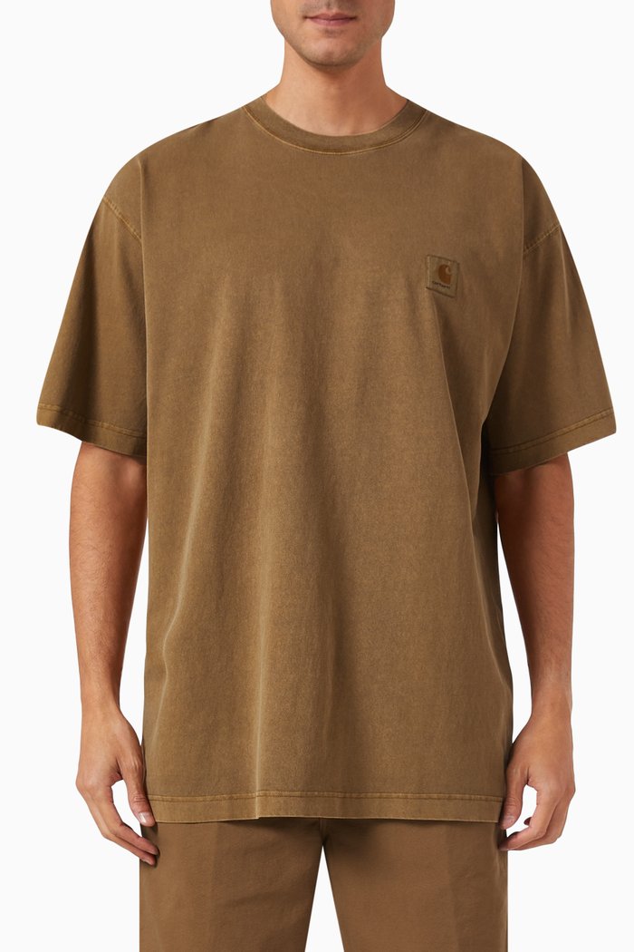 

Vista T-shirt in Cotton, Brown